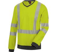 Tee-shirt de travail manches longues haute-visibilité jaune fluo Würth MODYF Jaune 3XL
