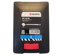 Würth Metalbohrer Set Ø 1,0-10,0 x 0,5 mm, HSS DIN 338 Typ RN 130° 19-pièces, Assortiment de forets hélicoïdaux, ZEBRA-Premium