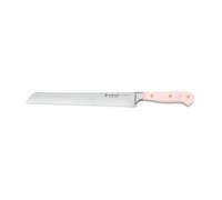 Wüsthof Couteau à pain CLASSIC COLOUR 23 cm - double ondulation de précision - sel rose de l'Himalaya