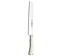Wüsthof Brotmesser Tuyau, Classic Icon Crème (1040431023), 23cm Klinge mit Wellenschliff, geschmiedet, sehr scharfes Brotmesser, weißer Griff