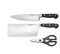 Set de couteaux CLASSIC, 3 pièces, avec ciseaux, Wüsthof