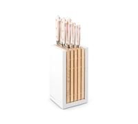 WÜSTHOF Classic Bloc couteaux avec 7 couteaux, Pink Himalayan Salt (rose)