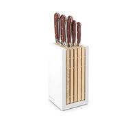 WÜSTHOF Classic Bloc couteaux avec 7 couteaux, Tasty Sumac (rouge foncé)