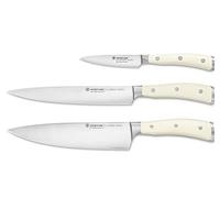 Wüsthof Set de couteaux Classic Ikon 3 pièces crème