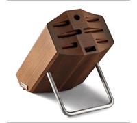 Wüsthof Messerblock | 8 Steckplätze | Thermobuche mit Edelstahl