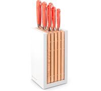Wüsthof Bloc à couteaux Classic Colour – set de 8 couteaux, coral peach