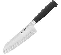 couteau Santoku PARTNER 17 cm, noir, Wüsthof