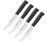 Couteau à steak PARTNER 12 cm, set de 4 pièces, noir, Wüsthof