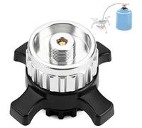 Wuhmhm Adaptateur de Cartouche de gaz Compatible avec Easy-Click/CV, Adaptateur de Fermeture à baïonnette vers raccord fileté 7/16", Adaptateur de Cartouche de gaz pour réchaud