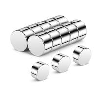 Wukong 8×5mm | 10 Pièces Aimant Néodyme, Petit Aimant Puissants, Mini Aimants Tableau Magnétique, Aimants Néodyme Super Puissant Pour Plaques Magnétiques, Réfrigérateurs et Bureaux