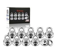 Wukong Aimant Néodyme 32mm, Puissant 45kg Force de Traction, Rond Magnétique (10 Packs)