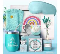 WULAIHO Panier cadeau d'anniversaire pour elle de 21 ans, panier cadeau pour filles, femmes, meilleures amies, sœurs, filles, femmes, femmes nées en 2004
