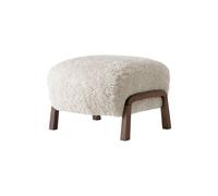 Pouf structure noyer Wulff ATD3 WxHxD 58x39x53cm/with felt gliders