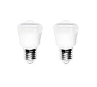 WULUN 2pcs Set LED IR Motion Detection Light intelligent ampoule détection de mouvement Night Light pour la sécurité E27 prise 2W 6500k blanc froid interrupteur de voiture pour couloir et jardin