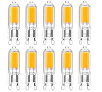 WULUN Lot de 10 Ampoules LED G9,25 W Lampe 3000K Blanc Chaud 250 Lumens,Équivalent Ampoule Incandescente de 25W,360°Angle de Faisceau,AC 220-240V,Non Réglable