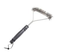 WUMZIRA Brosse Barbecue 30cm, Brosse de Nettoyage pour Grille de Barbecue en Fils de Cuivre Robuste, Accessoire BBQ Idéal pour Nettoyer Grilles à Gaz, Charbon et Électrique sans Effort