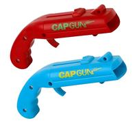 WUMZIRA Décapsuleur Pistolet 2 Pièces, Lanceur de Capsule Original, Ouvre Bouteille de Bière Amusant, Gadget Insolite pour Fête et Bar, Idée Cadeau Homme Drôle