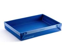 Wunderform Frame LQ en bleu, le premier moule à pâtisserie et à soufflé pliable, moule à pâtisserie peu encombrant en silicone, sans BPA