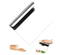 WUNZILO Pelle à Légumes, Spatule à Pâte, Raclette en Acier Inoxydable, Grattoir de Cuisine, Coupe Pâte, Carte à Pâte, Spatule de Cuisine Universelle, Aide de Cuisine pour Pain Fruits Légumes Cuisson