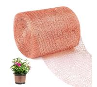 WUQNGI Filet Anti Limaces et Escargots, 12.7cm x 6m Ruban Cuivre Anti Limace, Double Couche Grillage en Bande Cuivre Anti Limace, Barriere Anti Limace pour Jardin Protection