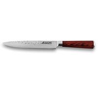 Wusaki - Couteau de Cuisine à Découper Pakka X50 Lame Martelée 20cm Manche Pakkawood - Vendu dans un coffret