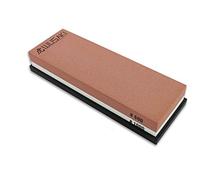WUSAKI Pierre à Aiguiser pour Couteaux de Cuisine Grains 600/1000 avec support en silicone