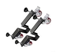 Wusvive Chariot d'installation de porte Charge 300 kg, pince de suspension | Cadre en acier, roues de verrouillage, convient aux portes de 0 à 5,5 cm, 41 x 20 cm, pour entrepreneurs manipuler des portes