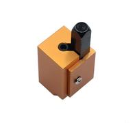 Wusvive Ciseau d'angle à angle droit pour équerre des charnières | Acier à haute teneur en carbone, longueur de 78 mm, charnière carrée et encoches de verrouillage, coins précis à 90 degrés