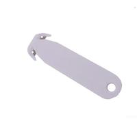 Wusvive Ouvre-boîte de sécurité, double tranchant en acier inoxydable | Couvercle de protection pour les doigts, taille 11,81 cm, outil multifonction portable pour ouvrir des paquets, papier d'art