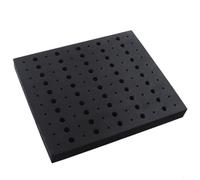 Wusvive Plateau de rangement pour fraises de toupie pour tige de 1/4" et 1 | Peut contenir 127 x 1,3 cm et 60 embouts de 6,3 cm, mousse EVA haute densité, ajustement sûr, empêche la rouille