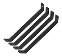 Wusvive Support en acier à angle de 45 degrés pour réparation de poutres en | Acier à faible teneur en carbone de calibre 11, pré-percé pour boulons de 1 cm, montage sans outil, support de cadre de