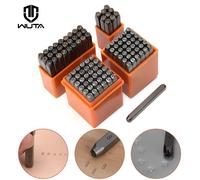 WUTA-Ensemble de tampons alphabétiques, kit de poinçon d'estampage de chiffres et de lettres, matrice en acier, gaufrage, bijoux à bricoler soi-même, logo en métal et cuir, 3mm, 27/36 pièces Uppercase