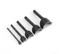 WUTA Perforatrice Demi Ronde en Acier Arc - Lot de 5 Outils Leathercraft pour Poinçonnage Fin, DIY pour la Fabrication de Ceintures, Bracelets Montre et Maroquinerie(10+20+30+40+50mm)