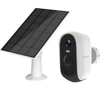 WUUK caméra exterieure sans Fil 2K supplémentaire avec Panneau Solaire, nécessite Une Homebase existante, Pas de Frais mensuels, Vision Nocturne, WiFi 2.4/5GHz, Compatible avec Alexa et Google