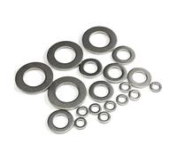 WUUKEPSG 5 À 100 Rondelles Plates Surdimensionnées, M2 M2.5 M3/M4 M5 M6 M8 M10 M12 À M24, En Acier Inoxydable 316, Plates, Entretoises, Cales, Pour Vis Et Boulons./50 Pcs/M5*10 * 1.0Mm