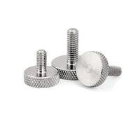WUUKEPSG Vis Moletée Plate En Acier Inoxydable 304/1Pc/M8*40Mm