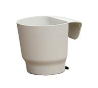 WUURAA Pot Fleurs en Pot en Plastique Fixé Au Mur Pot Fleurs Créatif À Suspendre Au Mur Petit Pot Fleur Semi-Circulaire Décoration Murale Paniers Fleurs Jardinières Succulentes Jardinières