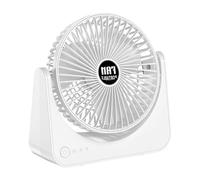 Wuvfojca Ventilateur de table | Réglable, portable et silencieux à trois vitesses,Puissance de refroidissement, petit ventilateur - Pour maison, chambre, bureau, école, dortoir, table, déplacements,