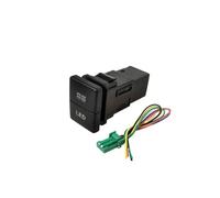 WUWMTUTCK 1pc double interrupteur for ouble interrupteur antibrouillard verrouillage Central LED verrouillage différentiel phare bouton de commutation adapté for Mitsubishi L200 15-18(Front spotl