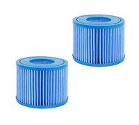 WuYan Lot de 2 filtres de Type VI pour Best-way Filtre Piscine Cartus Taille 6 Piscine Filtre Cartouche -58323, Cartouches de Filtre Spa Filtre de Nettoyage de Piscine(Édition améliorée 2 pièces)