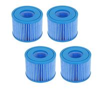 WuYan Lot de 2 filtres de Type VI pour Best-way Filtre Piscine Cartus Taille 6 Piscine Filtre Cartouche -58323, Cartouches de Filtre Spa Filtre de Nettoyage de Piscine(Édition améliorée 4 pièces)