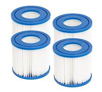 WuYan Lot de 4 Cartouches filtrantes pour Intex Type D VII, Cartouche de Rechange Compatible avec Les Cartouches filtrantes pour Best-Way Type D piscines Spa à Ressort Chaud