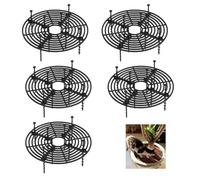 Wuyue Hua Lot de 5 cache-pots de fleurs de 30 cm avec découpe centrale pour plantes (5 pièces, 30 cm)