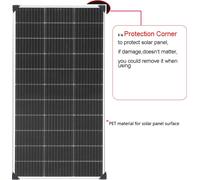 WUZECK Haute efficacité 24%, Design léger, 120W-1pc 120W