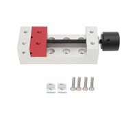 WUZIA Lot de 2 mini étaux plats en aluminium de 50 mm - Mini étau d'établi usiné CNC pour perceuse, surface polie et oxydée, outil de fixation d'une capacité de mâchoire de 5,1 cm