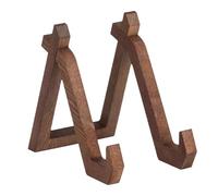 Wvxilyr Support Assiette Décoratif en Bois, Porte Assiette de Table Polyvalent, Présentoir pour Cadres Photos, Livres, Vinyles, Tablette Petit Chevalet en Bois Vintage, 15,2 cm