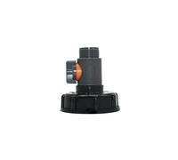 WVYHLAMRC Adaptateur de Robinet à Filetage S60 x 3/4 ", réservoir à Mamelon de 16MM, raccord de Drainage de Remplacement for Aquarium, Robinet de Jardin, Valve Commune de Seau de Pluie(C)
