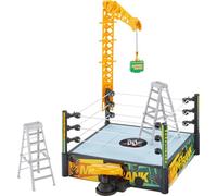 Mattel Ensemble de jeu WWE JGR83 Money in the Bank – 2 modes, plus de 40 sons, grue, échelles