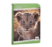 WWF Agenda scolaire 2025 - 2026 officiel WWF, journal 12 mois, idéal pour l'école primaire ou média, avec couverture rigide et 352 pages en couleur, 13 x 17,8 cm