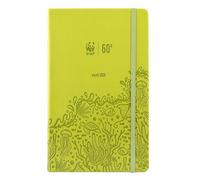 WWF, Large Agenda 2026 hebdomadaire 12 mois, avec élastique et double signet, 192 pages, avec calendrier et planificateur 2026 cm, 13 x 21 h, vert